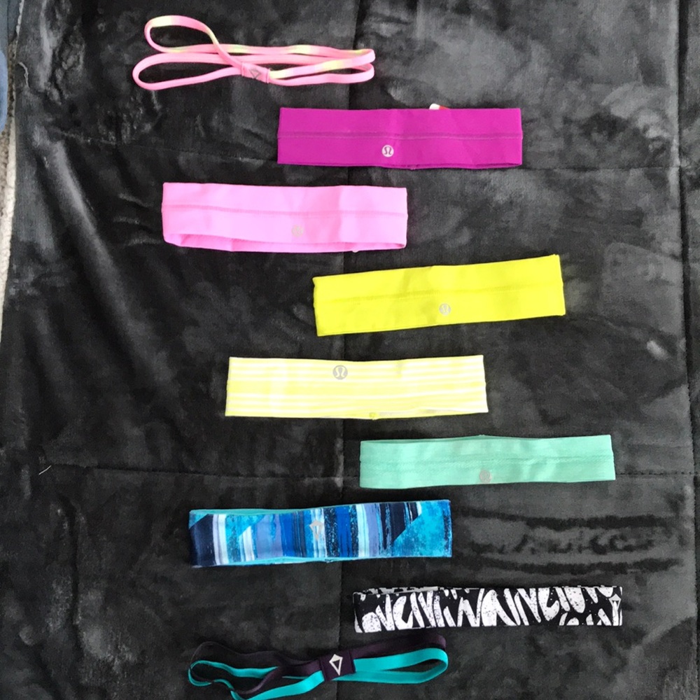 9 lululemon/ivviva headbands